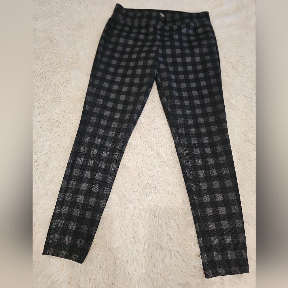 Maurices Black and Gray Plaid Pants - Picture 1 of 4